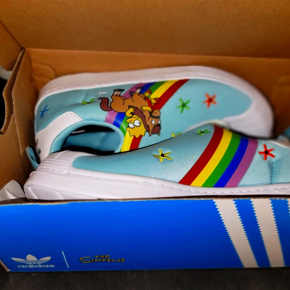 Adidas Kids Lisa and her pony Simpsons shoes